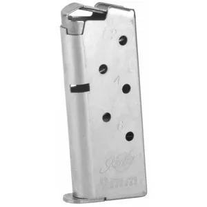 Kimber America Magazine 9mm 6Rds Fits Kimber Micro 9 & EVO SP Silver