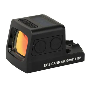 Holosun Technologies EPS Carry MRS Reflex Sight Multiple Reticle 32 MOA Circle 2 MOA Green Dot Aluminum Housing Black Solar with Internal Battery 