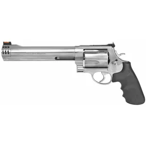 Smith & Wesson Model 500 .500 S&W 8.38" Stainless Steel Silver Rubber Grips 5 Round