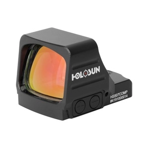 Holosun Technologies 507 Elite Competition Red Dot MRS Reticle (2 MOA Dot with 8/20/32 MOA Circle) 1.1"x0.87" Objective Lens Black 