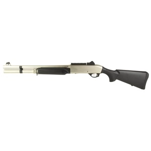 Military Arms Corporation Mac 2 Tactical 12GA 18.5" Electroless Nickel Marine Finish Ghost Ring Sights 5 Round