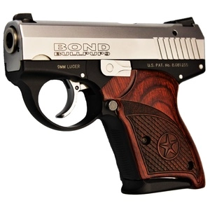 Bond Arms Bullpup DA 9mm 3.35" Barrel 7Rds Silver