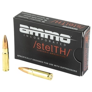 Ammo Inc STEALTH Subsonic 300 Blackout 220 Grain Total Metal Coating 20 Round Box 