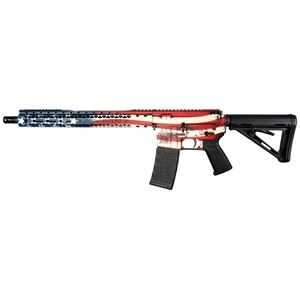 Black Rain Ordnance Spec+ .223 Remington/5.56 NATO 16" Cerakote Finish, Red/White/Blue, M-LOK Handguard, 30 Round Magazine