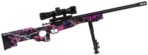 Crickett Precision Package 22 LR Caliber  16.12" Bull Barrel 1Rd  Muddy Girl 