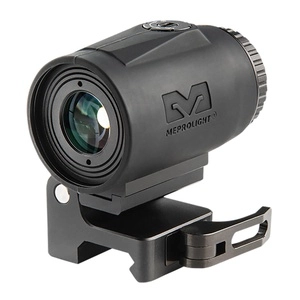 Meprolight MMX3 Magnifier 3X Power 24mm Objective Flip To Side QD Mount Fits Picatinny Black 