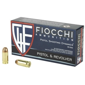 Fiocchi Ammunition Centerfire Pistol 45ACP 230 Grain Full Metal Jacket 50 Round Box 