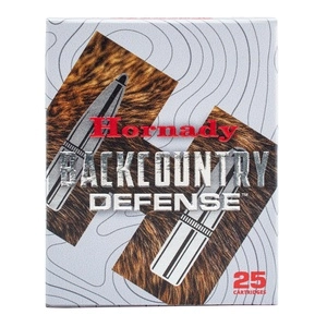 Hornady Backcountry Defense 460 S&W 300 Grain Dangerous Game Handgun Bullet 20 Round Box 