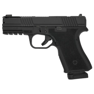 Black Rain Ordnance Frontline + 9MM 4" Optics Ready Cerakote Battle Worn Black 15 Round
