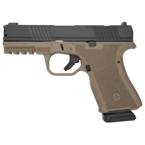 Black Rain Ordnance Frontline 9MM 4" Optics Ready FDE/Black 15 Round