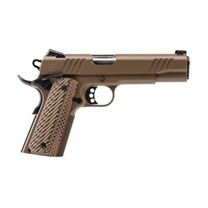 Bersa B1911 .45 ACP 5" Nitride Finish FDE Tritium Front Night Sight Ambidextrous Safety 8 Round
