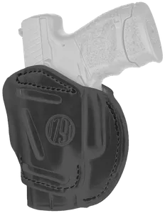 1791 Gunleather 3-Way IWB/OWB Holster Size 3 Stealth Black Ambidextrous Fits Glock 26