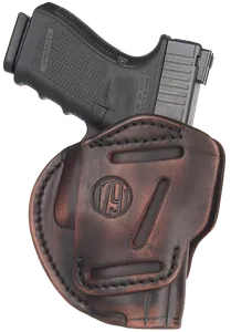 1791 Gunleather 3-Way IWB/OWB Holster Size 3 Vintage Ambidextrous Fits Ruger LC9 & Glock 26