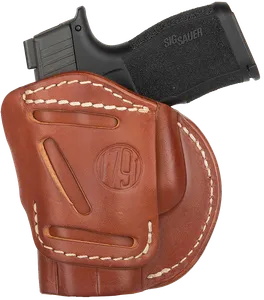 1791 Gunleather 4-Way IWB/OWB Holster Size 3 Classic Brown Right Hand Fits Glock 26