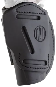 1791 Gunleather 4-Way IWB/OWB Holster Size 1 Stealth Black Right Hand Fits Glock 48 and S&W EZ380